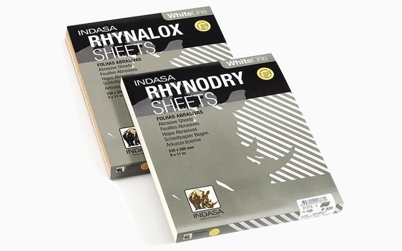 Indasa RhynaLox 9×11 Aluminum Oxide Sandpaper Sheets 50 Pack Choose Grit