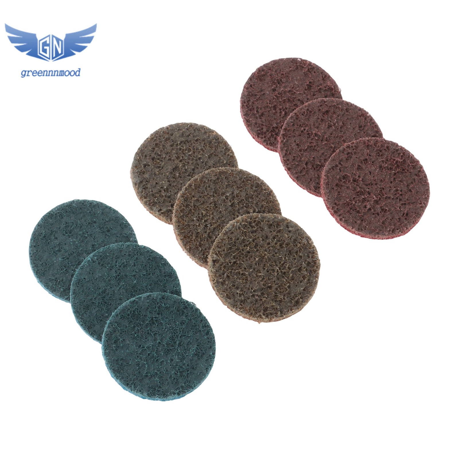 150 Pack 2 Inch Surface Conditioning Discs Fine Medium Coarse Sanding Pads