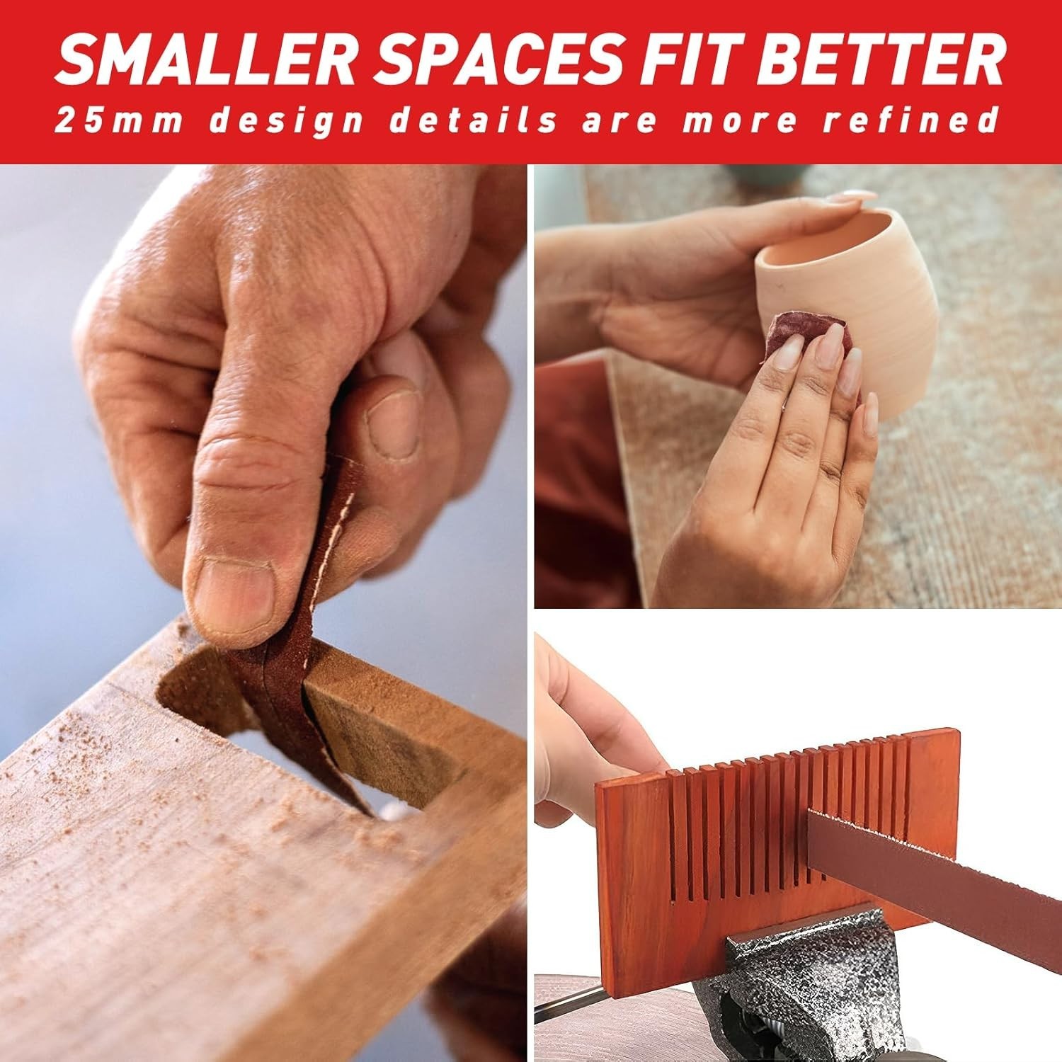 Emery Cloth Roll: 6 Grits for Versatile Metal, Wood & Automotive Sanding