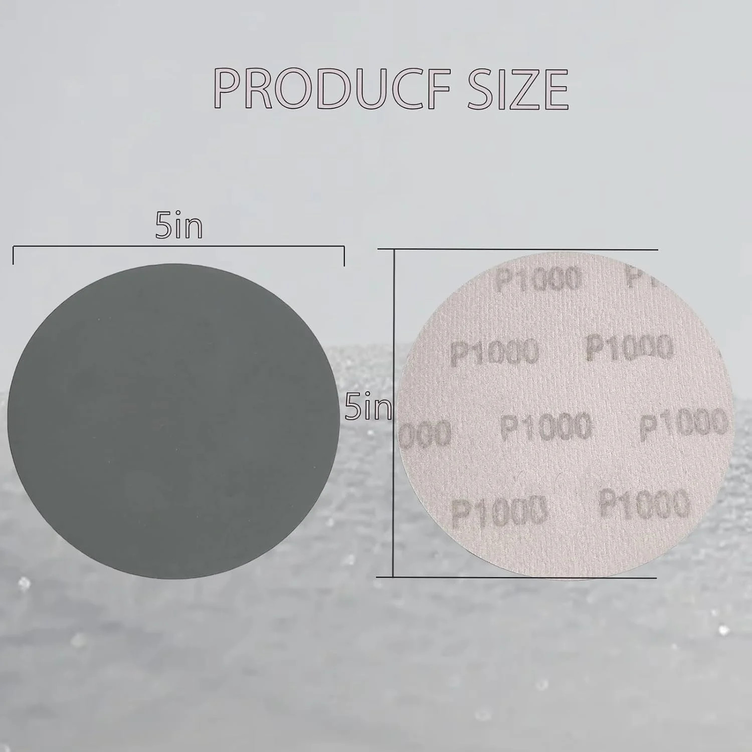 50 Pcs 6 Inch Wet Dry Sanding Discs 1000 1500 2000 3000 5000 Grit Sandpaper Sand