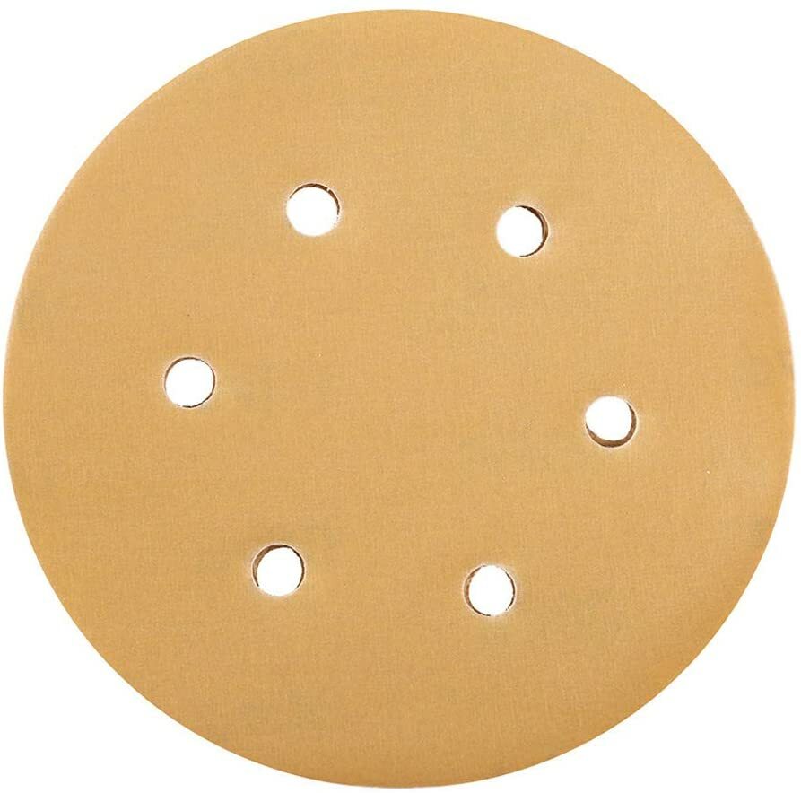 6 in Sanding Discs 80 120 220 320 400 Grit Hook Loop Orbital Sander Sandpaper
