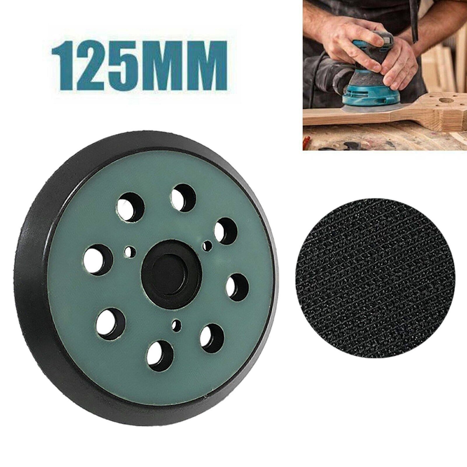 5 Inch 125mm 8 Hole Orbital Sander Replacement Spare Base Sanding Backing Pad