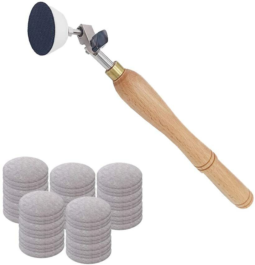 Bowl Sander Sanding Tool for Woodworking | With 2 Inch Hook and Loop Sanding PU