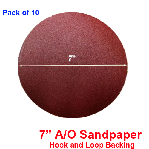 10x 7″ 80 Grit Sanding Disc Paper Hook and Loop Hook and Loop Sander Abrasive