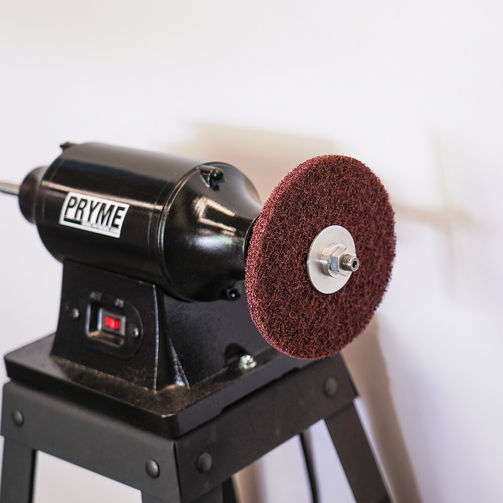 (3) 6″ Coarse Cleaning Wheel 180 Grit | Scotch Pad Polishing Buff Bench Grinder