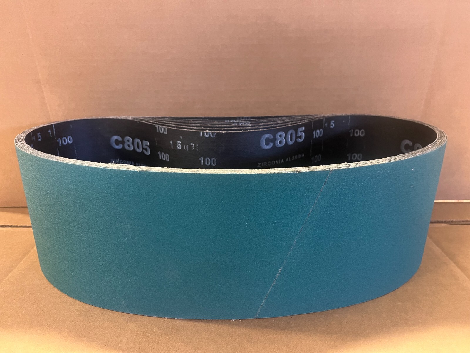 4″ X 36″ PREMIUM GREEN ZIRCONIA SANDING BELTS, 40,50,60,80,100,120 GRITS 10 PACK