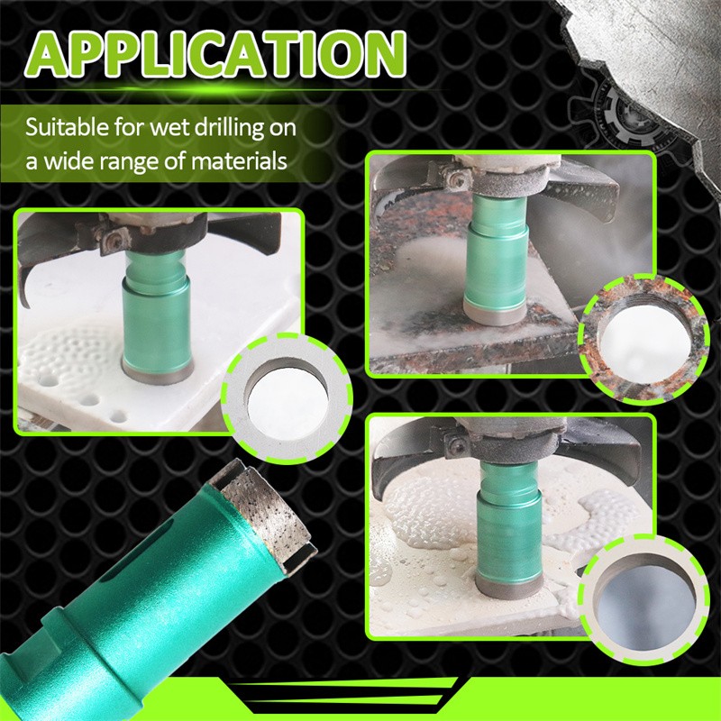 2pcs 35mm Welded Diamond Drilling Core Bits Hole Saw for Marble Granite Tile