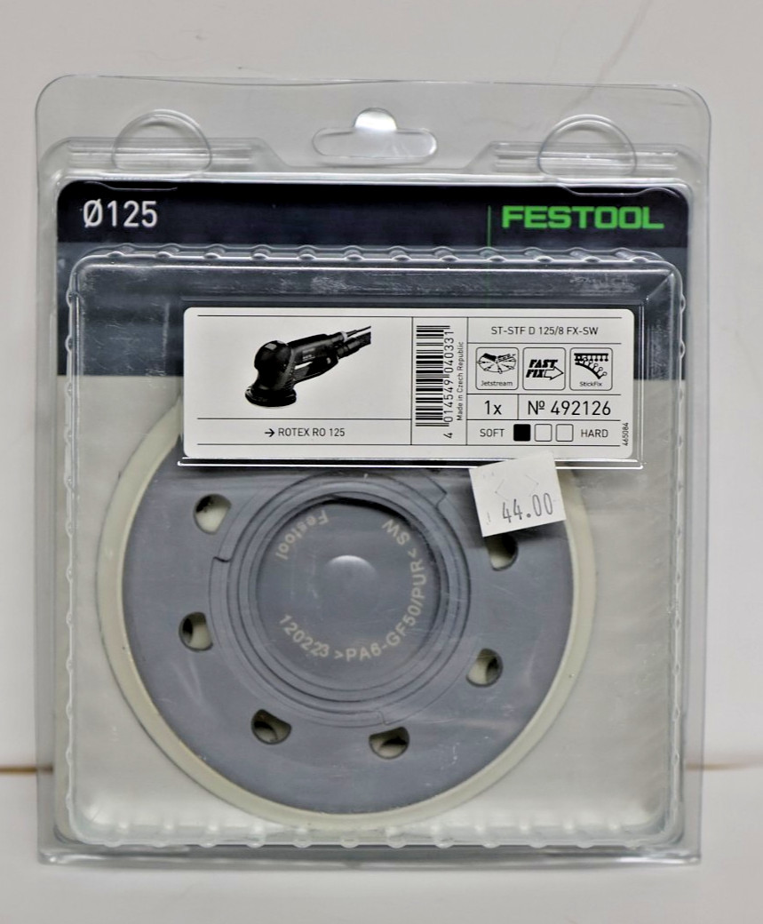Festool Sander Backing Pad ST D125-FX-SW #492126 For RO 125 FEQ