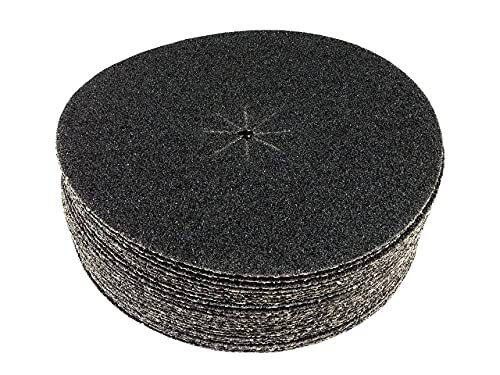 Starcke Premium 7 Inch Slotted Edger Floor Sanding Discs – 8 Slots 5/16″ Hole