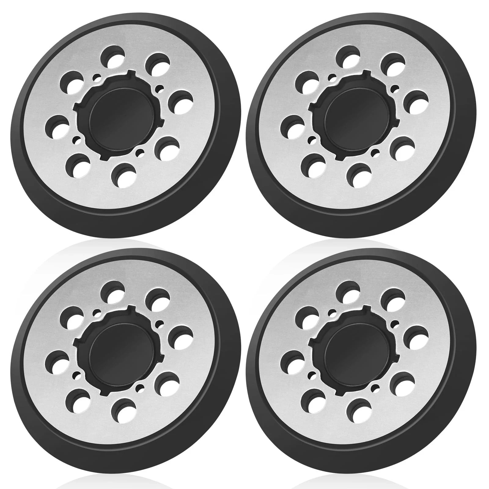 4 Orbital-Sander Sanding Replacement Pad 5″ 8 Hole Hook Loop 4 Screw fits Dewalt