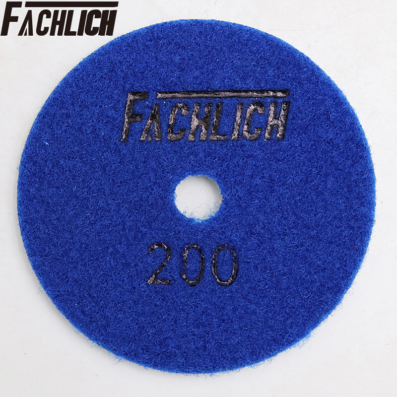 7pcs 100mm/4″ Diamond Concrete Floor Wet Polishing Pads Sanding Grinding Discs