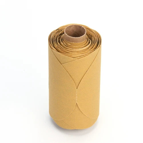 3M 01196 Stikit Gold Abrasive Disc Roll, 120 5 in, No Hole, 100 Discs/Roll