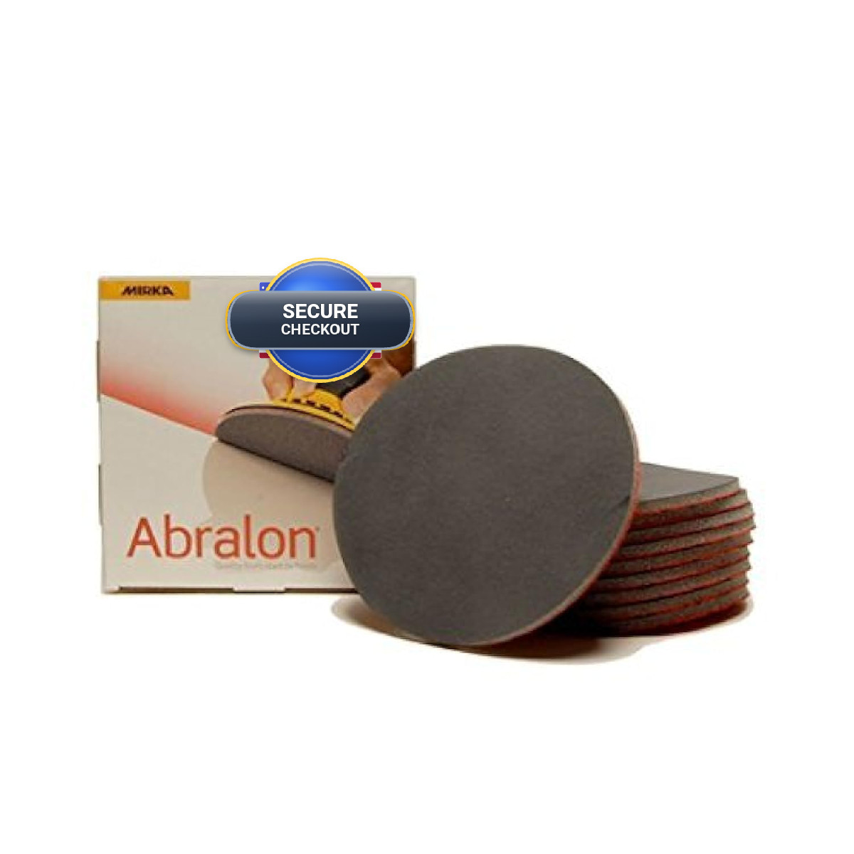 Mirka Abralon 6 Inch 1000 Grit Foam Sanding Discs 10 Per Mk-240-1000 Fabric