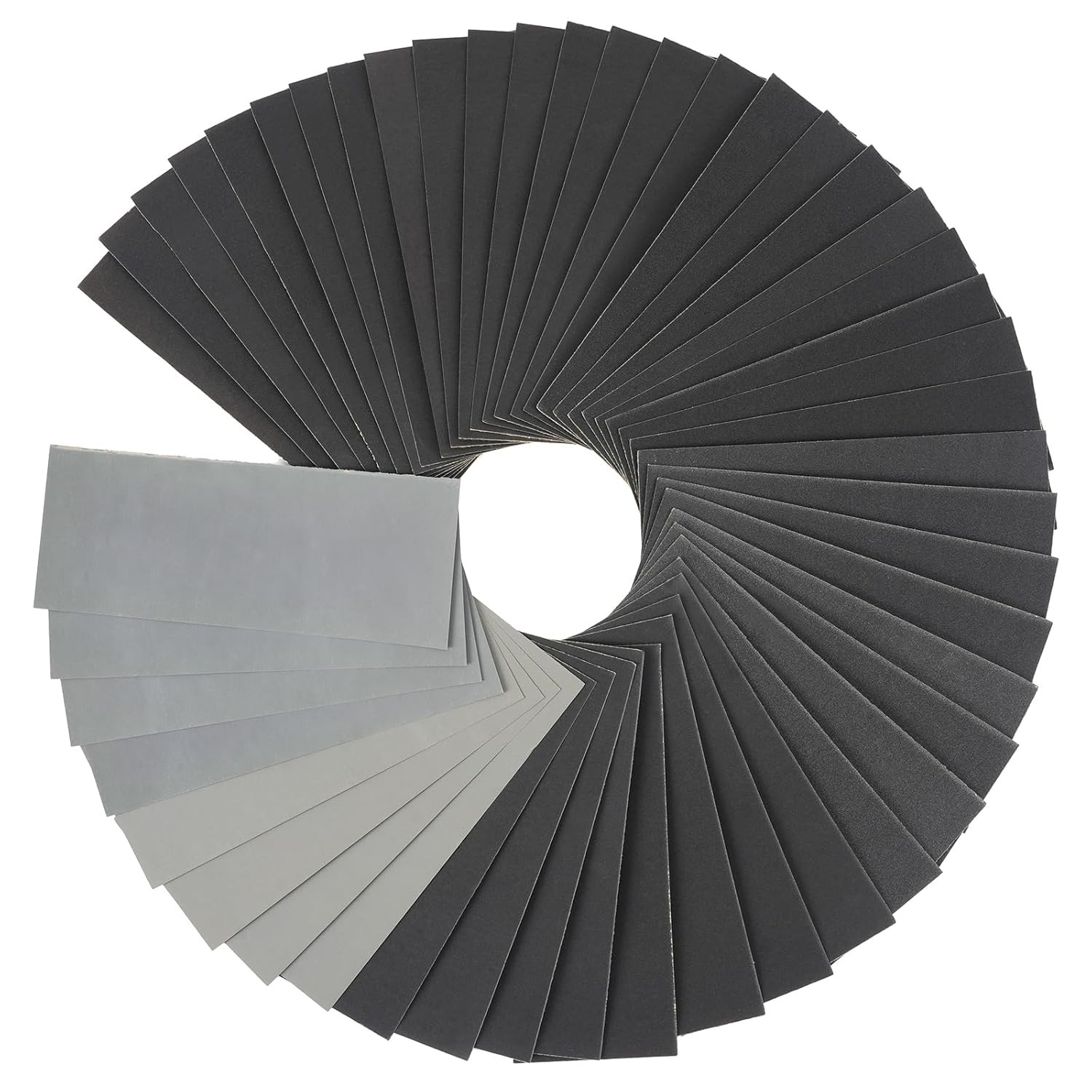 36 PCS Sand Paper, Wet Dry Sand Paper Variety Pack Sandpaper 12 Grits Assorted f