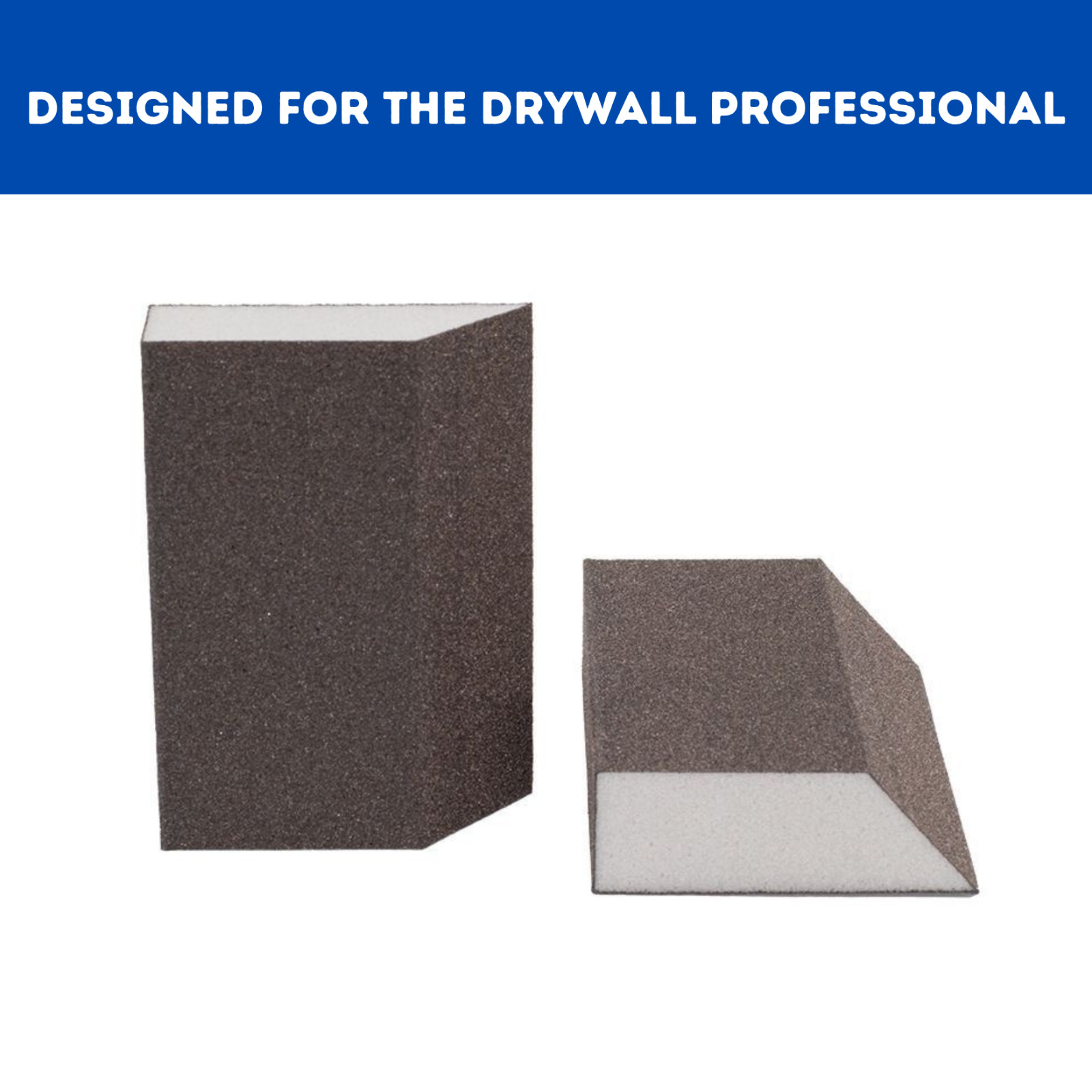PROGLIDE Dual-Angle Dual-Grit Drywall Sanding Sponge Med/Fine (Box of 10)