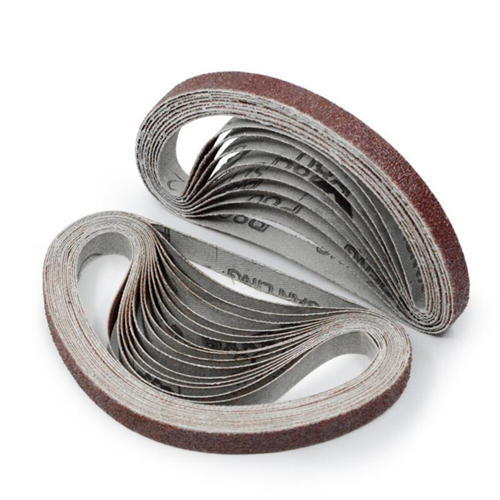 10pcs 10x330mm Abrasive Sanding Belts 1000 Grit Sanding Grinding Polishing Tools