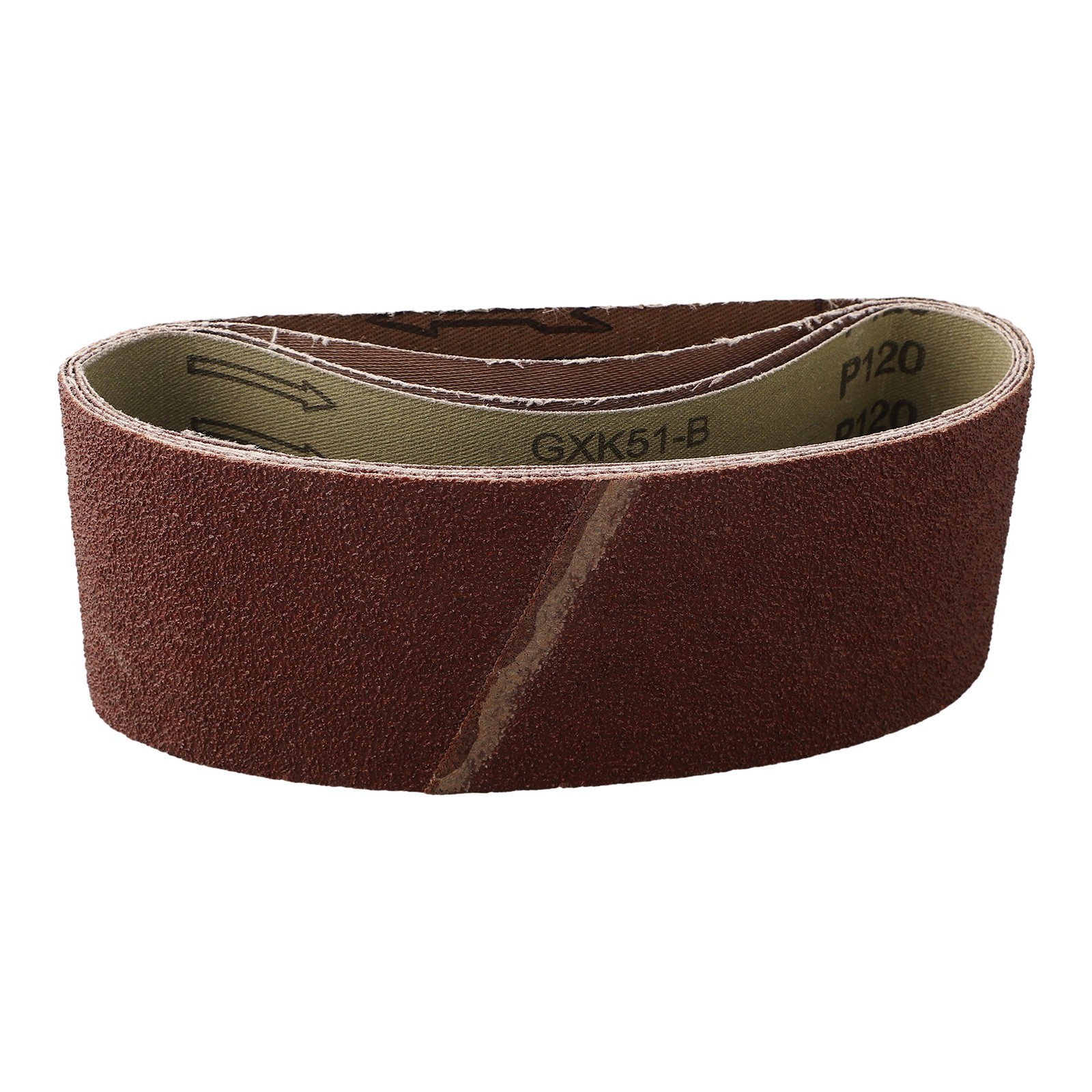 4Pcs 75x457mm 3inx18in Sanding Belts Mixed 40 60 80 120 Grit Sander Power Tools