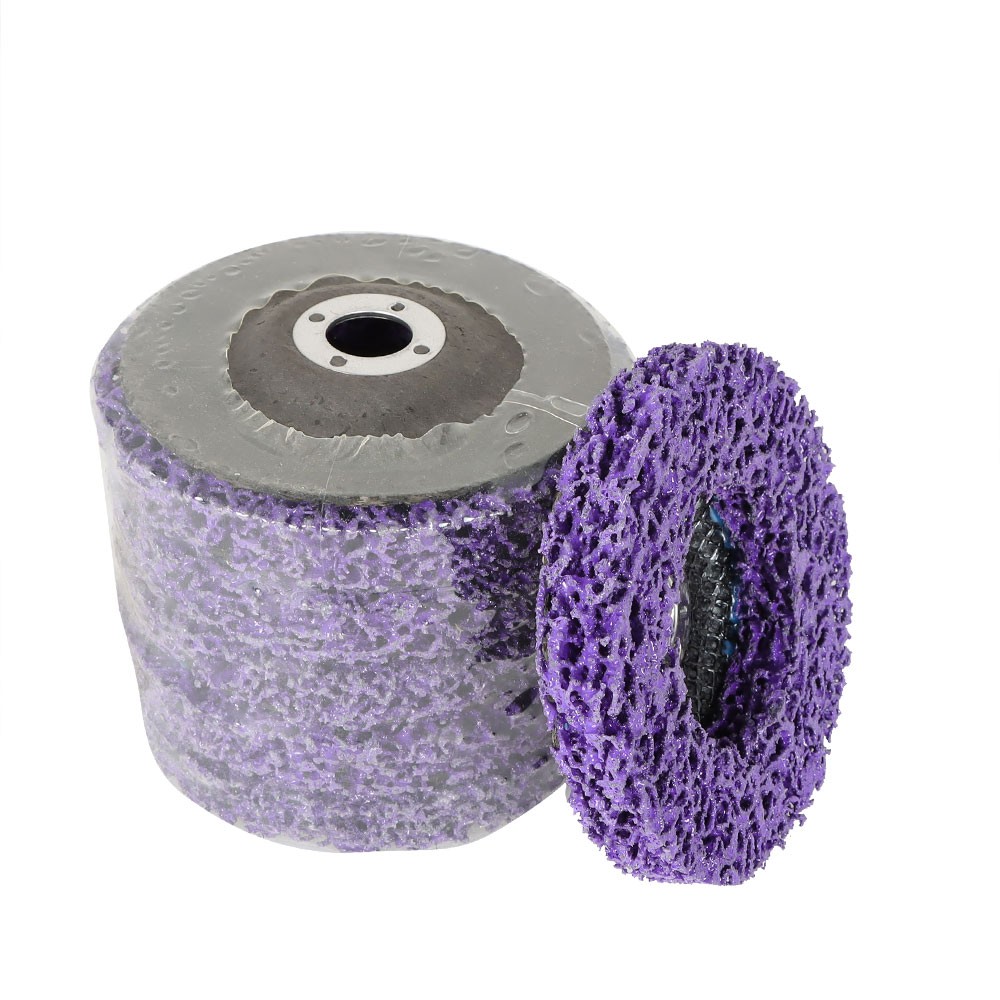 10 Pack 4 In x 5/8 In Purple Strip Discs Stripping Wheel Fits For Angle Grinders