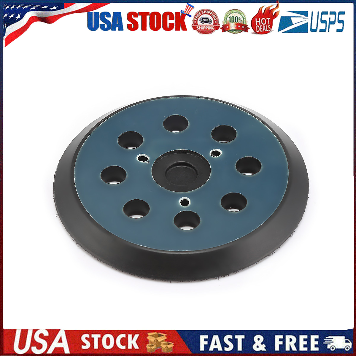 5″ For DeWalt 151281-08 DW4388 DW421 D26451 Random Orbit Sander Pad Hook + L