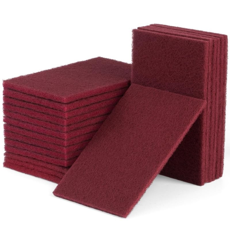 Maroon Scuff Pads for Automotive, 20 Pack