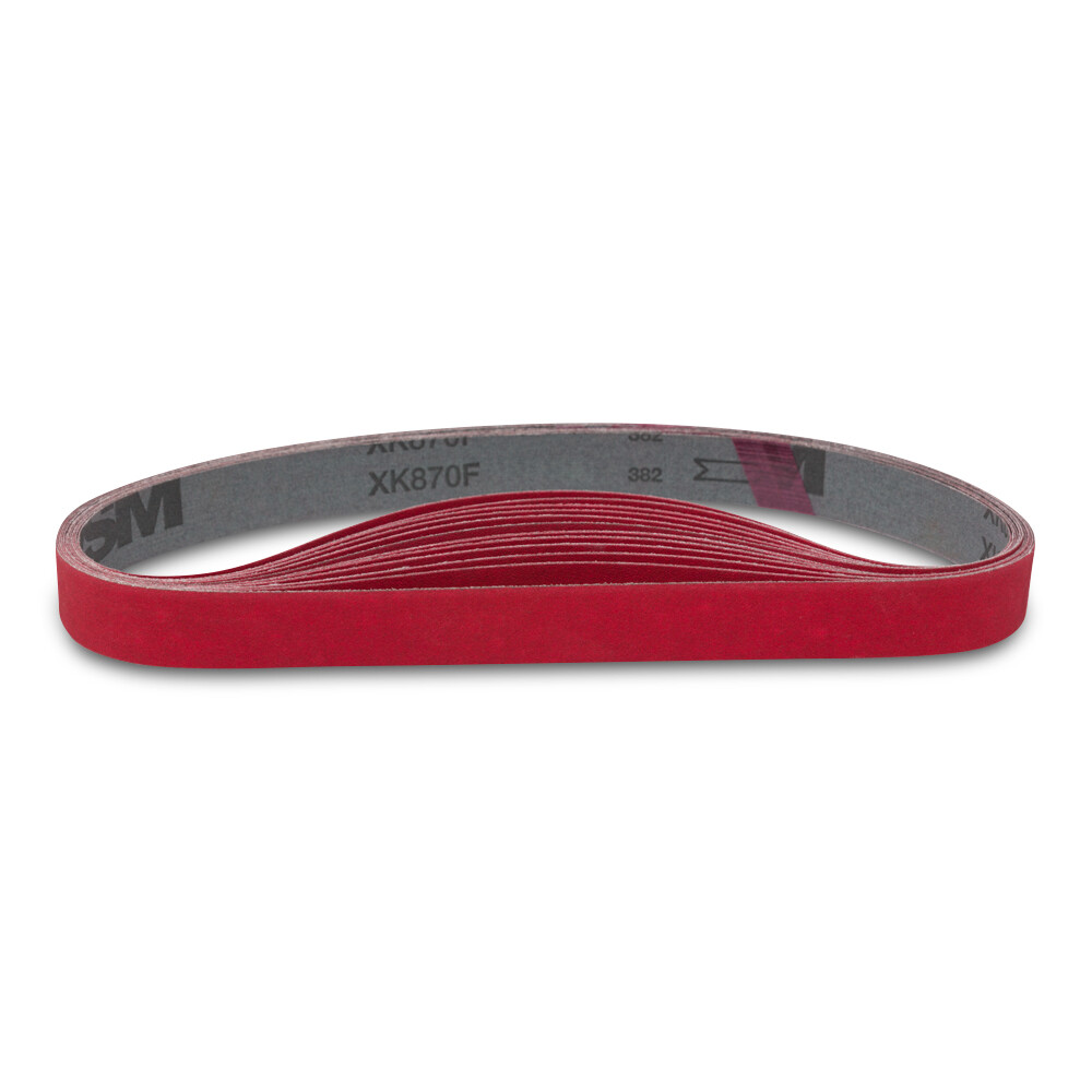1 X 30 Inch 400 Grit Metal Grinding Ceramic Sanding Belts, Long Life, 12 Pack