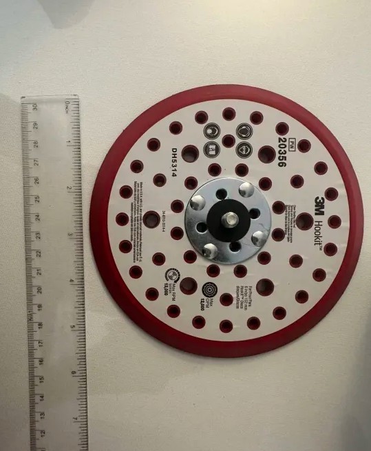 [6 IN] [20356] 3M HOOKIT CLEAN SANDING LOW PROFILE DISC PAD – 12000 RPM