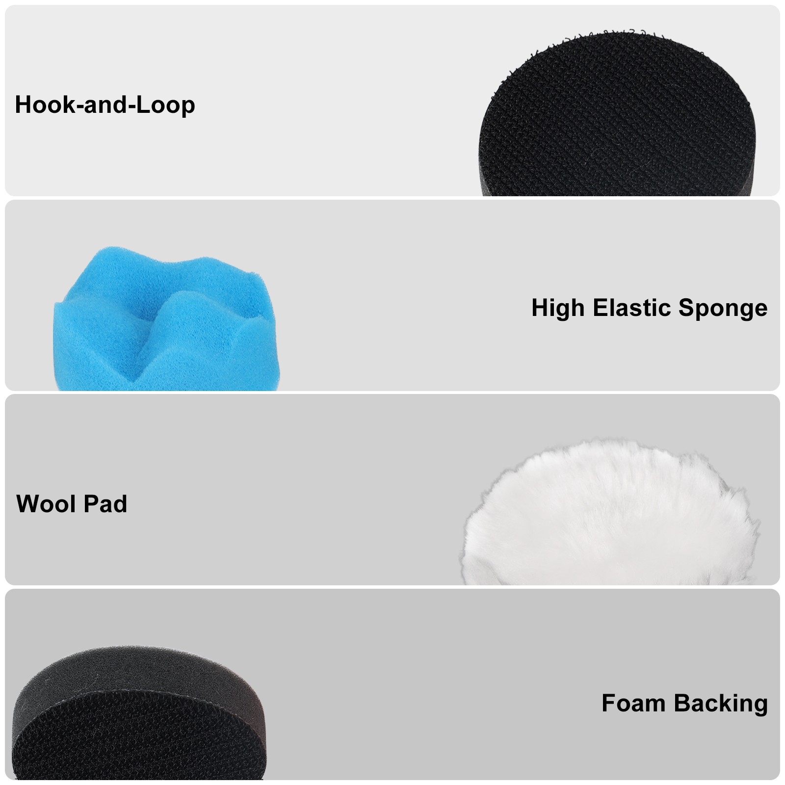193x 2″ Hook & Loop Sanding Discs 60-10000 Grit Wet/Dry Sandpaper for Metal Wood