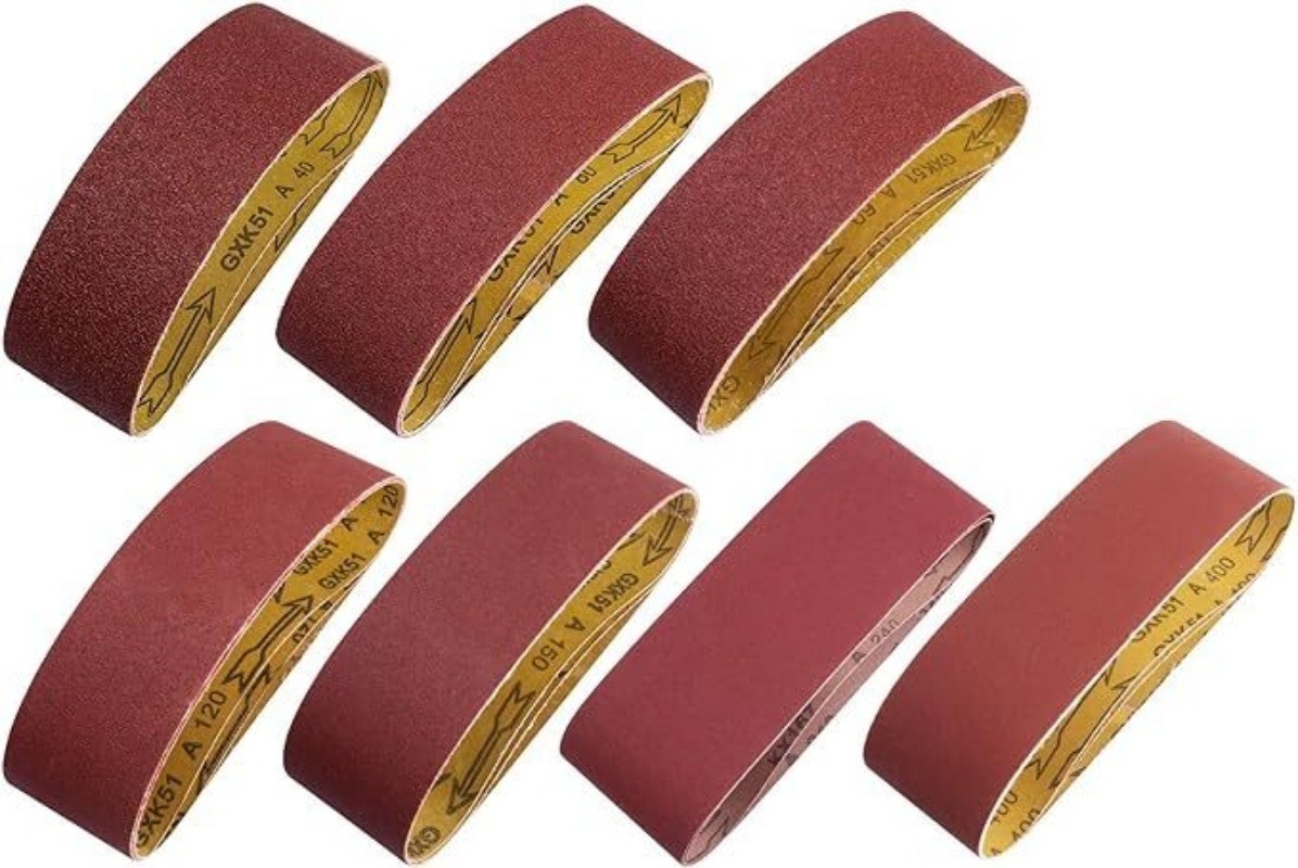 10 PACK 3×21 Inch Sanding Belts Sander Sheet 150 Grit Aluminum Oxide for Metals
