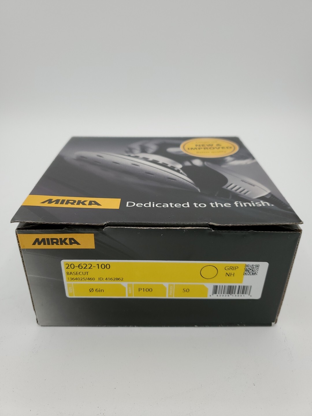 Mirka 20-622-150 Basecut 6 In. Vacuum Disc P150, 50 Pieces.