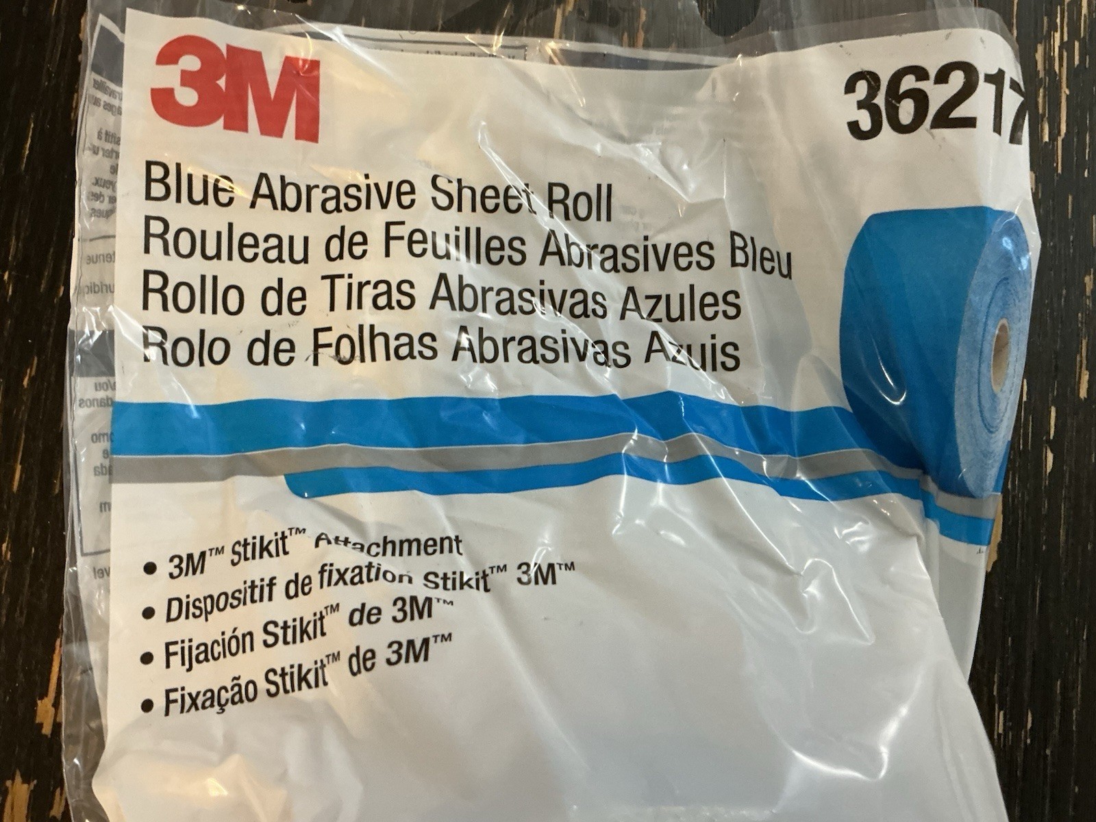 3M Blue Abrasive Sheet Roll Sand Paper, 36217, 80, 2-3/4 in x 20 yd Box Of 5
