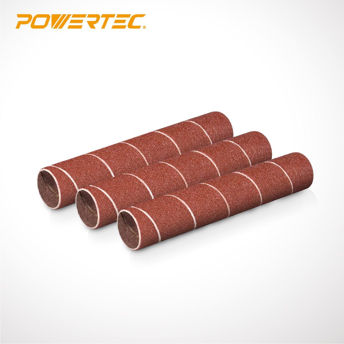 POWERTEC 4.5″ Long 120 Grit Sanding Sleeves 3/4″ Dia. – 3pcs (11211)