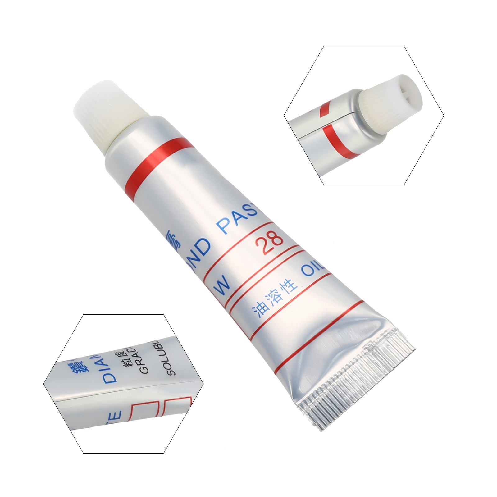 Diamond Abrasive Paste Grit 3000 W3 5 for Glass Metal Grinding and Polishing