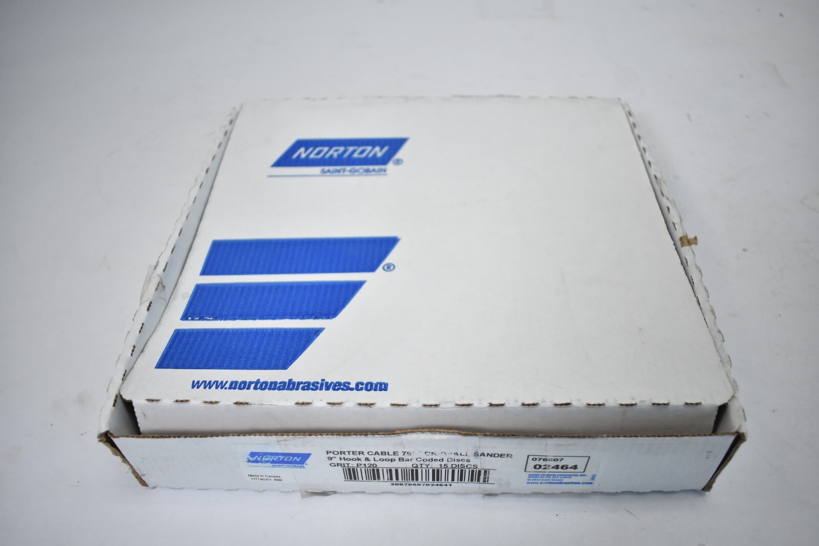 Lot of 15 Norton Saint Gobain WallSand Hook & Loop Drywall Sanding Discs 02464