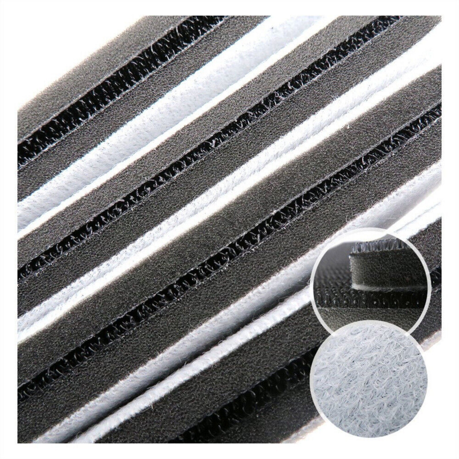 70mmx130mm Soft Foam Interface Pad Hook & Loop Backing Pads 6mm Thick Polishing
