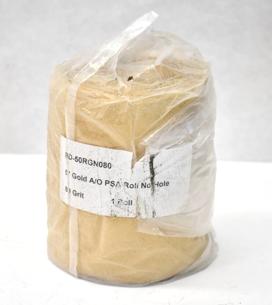 Continental Abrasives 5″ 80 Grit Gold Stearate Coated PSA Link Discs 100 Pack