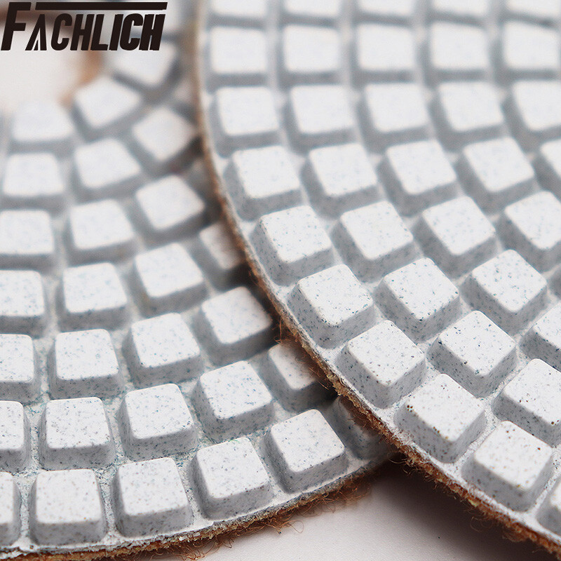 8pcs 100mm / 4″ Diamond Concrete Floor Wet Polishing Pads Sanding Grinding Discs