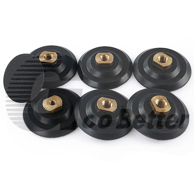 3″ 4″ inch Rubber Backing Disc M10 M14 Thread for Angle Grinder Sander Sanding