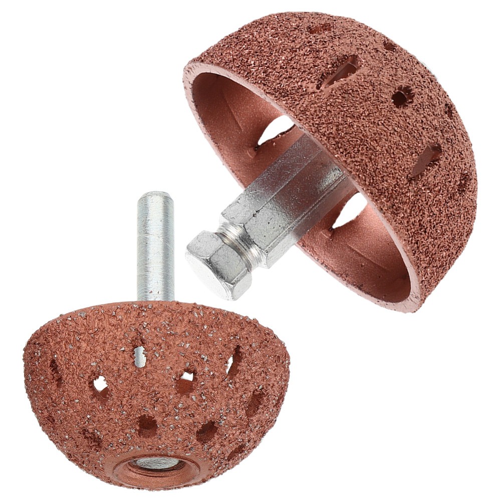 2 Pcs Tungsten Steel Alloy Buffing Wheels for Car Tire Repair Grinding Tool