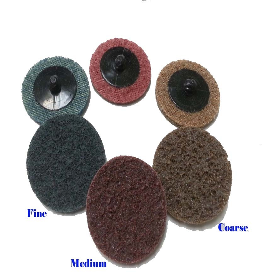 30 Mix 2″ for Roloc Surface Conditioning Sanding Disc Fine Medium Coarse Pads