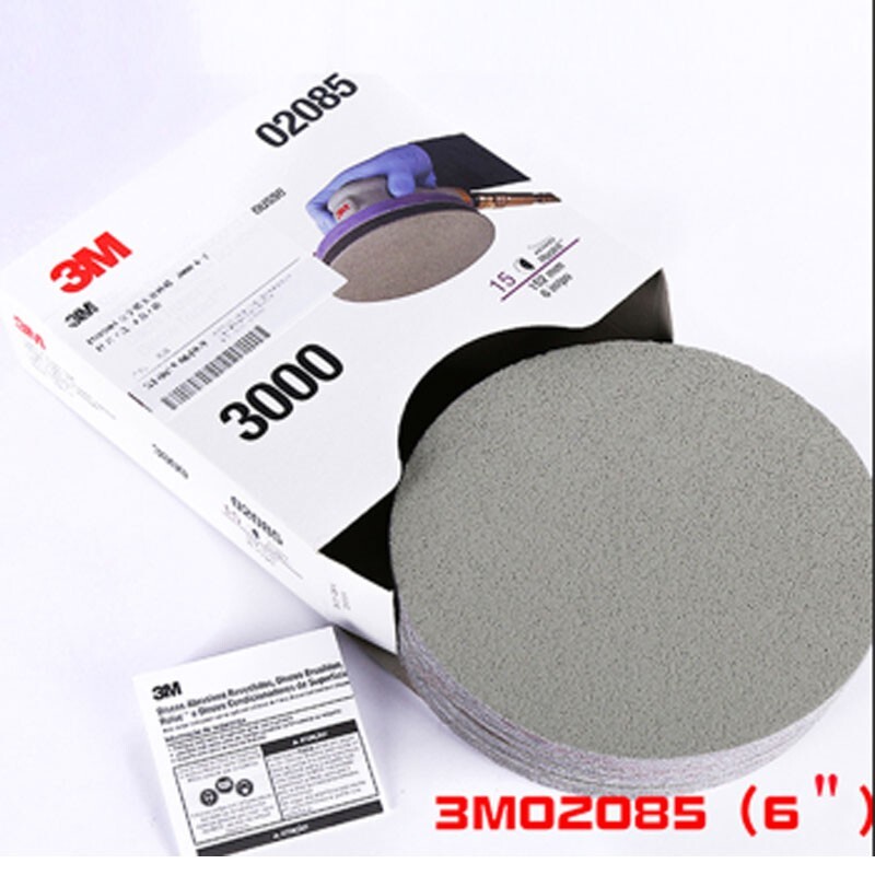 3M 02085 Trizact Pyramid Disc Foam Grinding Disc 6″ P3000 For Polishing Car