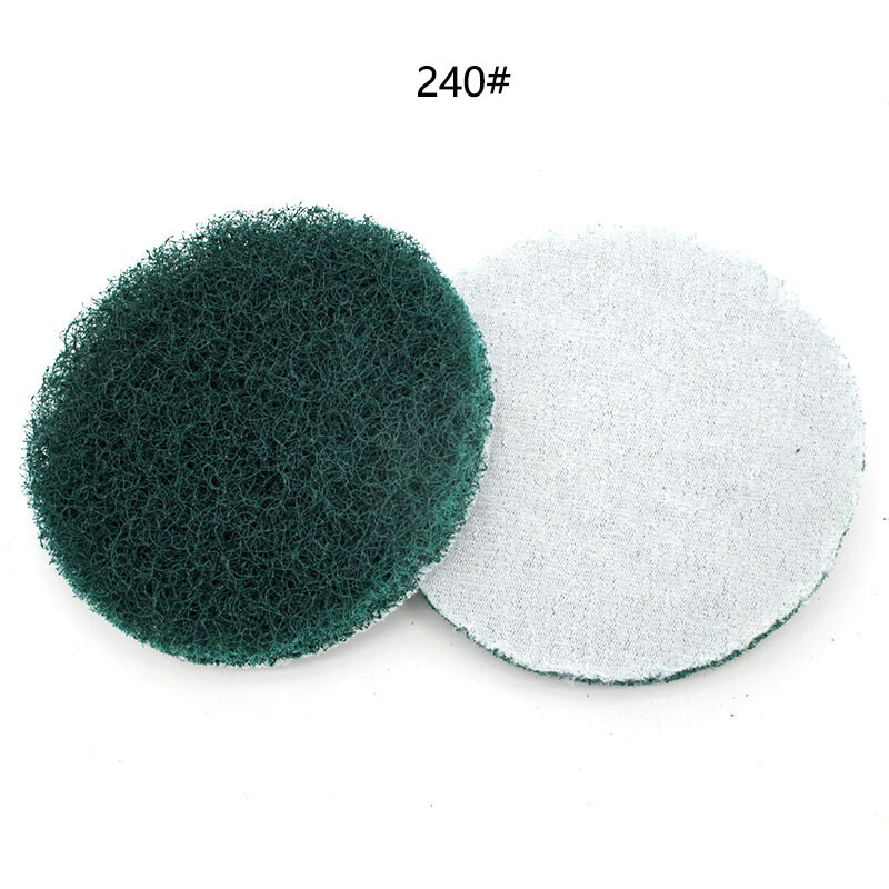 6 in 7in Scouring Pad Hook & Loop Abrasive Cleaning Pad P240 P400 P800 Polishing