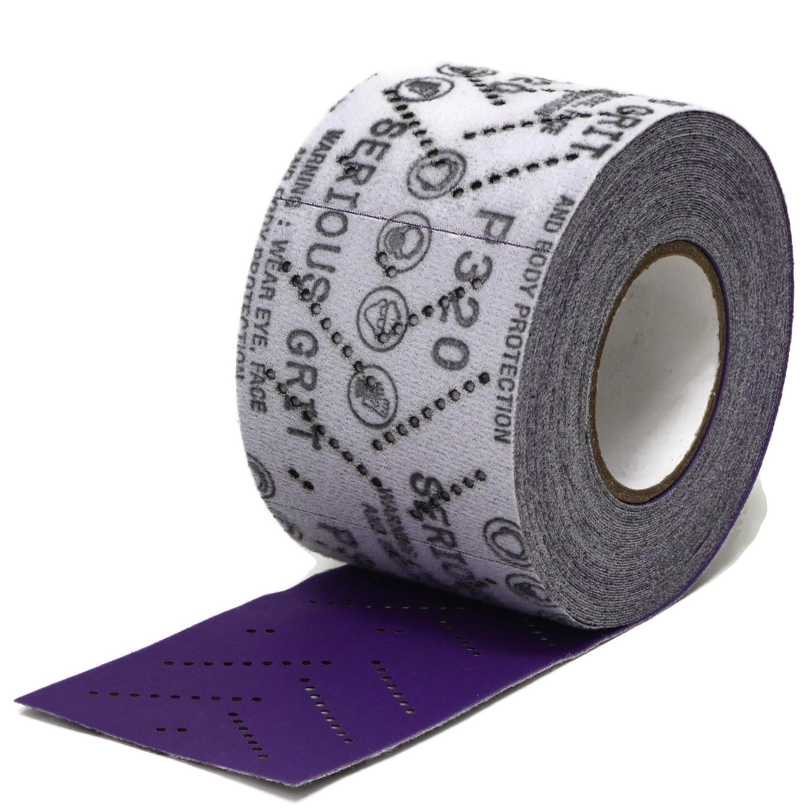 – P320 Grit Ceramic Hook & Loop Sandpaper Roll – 70mm x 12m