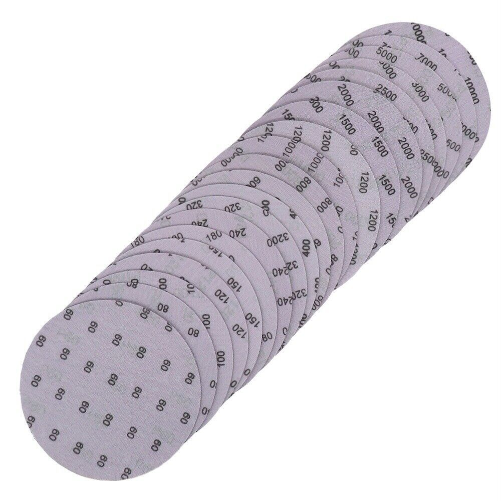 Sanding Discs Wet&Dry 6 Inch 150mm Sanding Pads Hook & Loop Sheets 60-10000Grit
