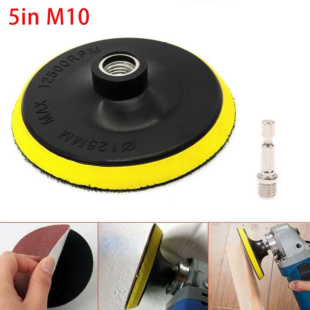 Buffing Pad Sanding Pad Yellow 5 Inch/125mm MAX 12500 RPM Polyurethane