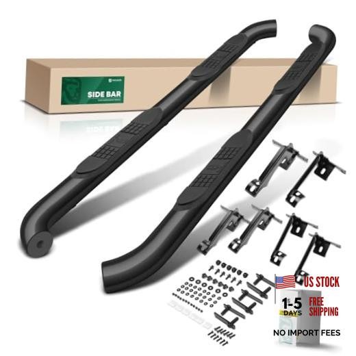 3 Inch Running Boards for Jeep Grand Cherokee, SUV | 3 inches Semi-gloss black