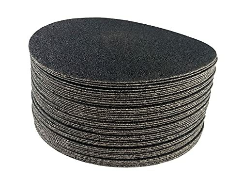 Starcke Premium 5 Inch Hook and Loop Grip Sanding Discs No Hole