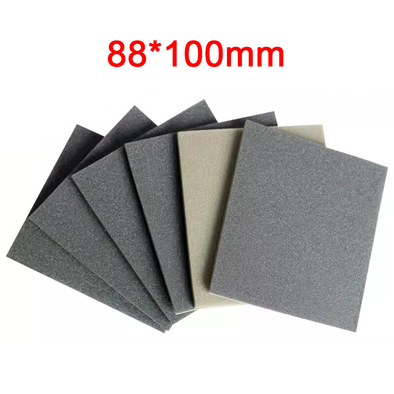 88mmx100mm 300Grit-400Grit Wet and Dry Sponge Sandpaper Sanding Discs Rectangle