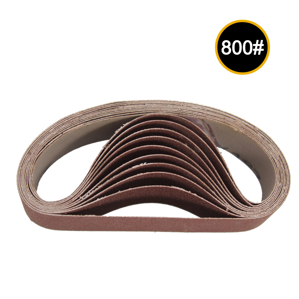 10PCS 330X30mm Abrasive Sanding Belts 800 Grit Sanding Grinding Polishing C5W0