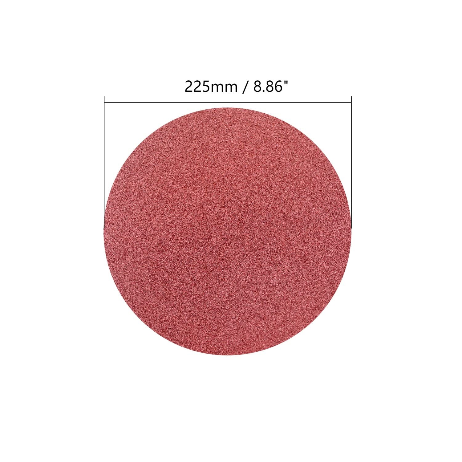 PSA Sanding Discs, 9-inch Self Stick Adhesive Back Sandpaper, 80 Grits No-Hol…