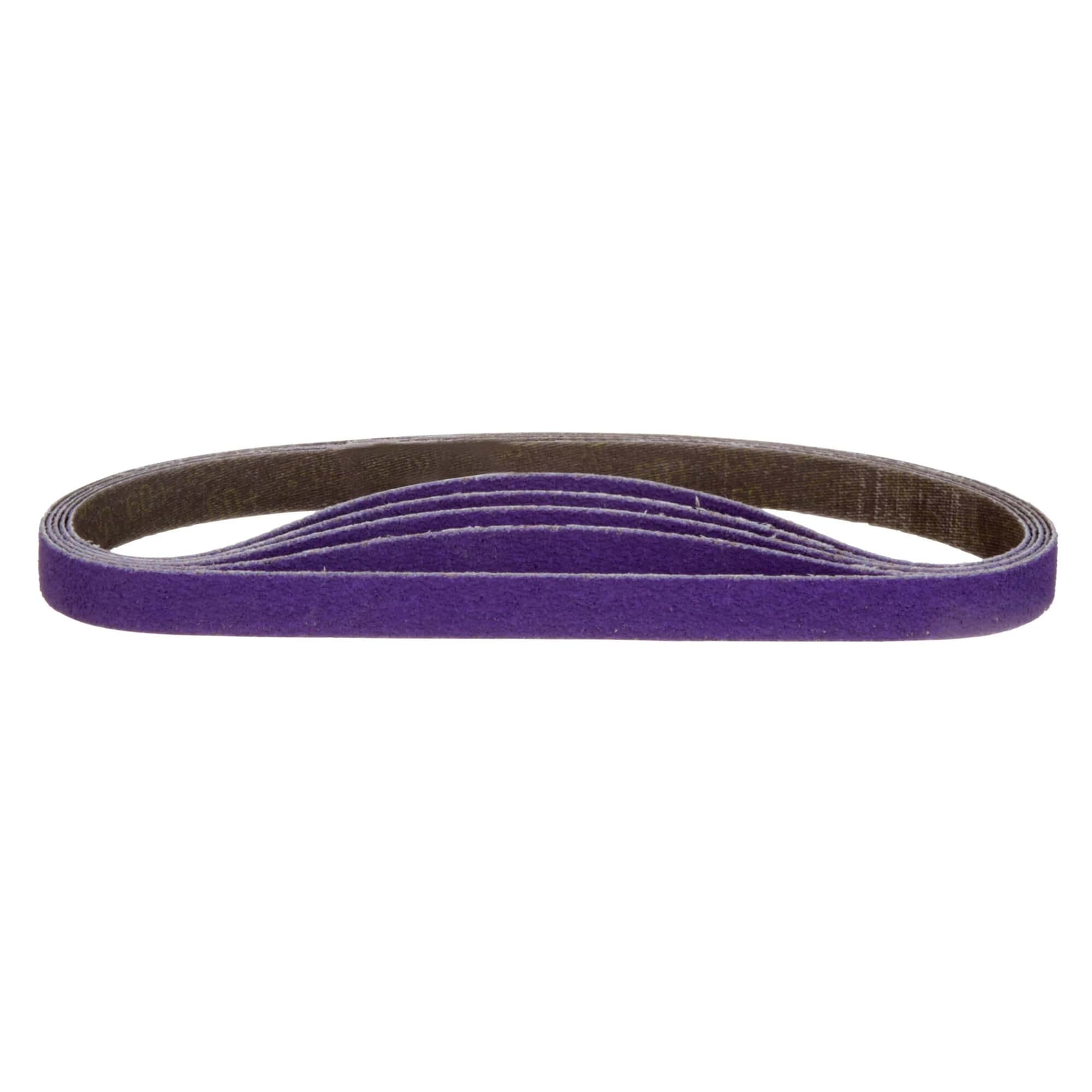3M Cubitron II 33445 Sanding Belts, 1/2 in x 18 in, 60 Grit, Purple, 10 belts